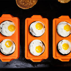 2 Section Egg Ring Trays