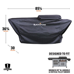 Bronco 28” XL Griddle Vertical Pellet Smoker Combo Cover